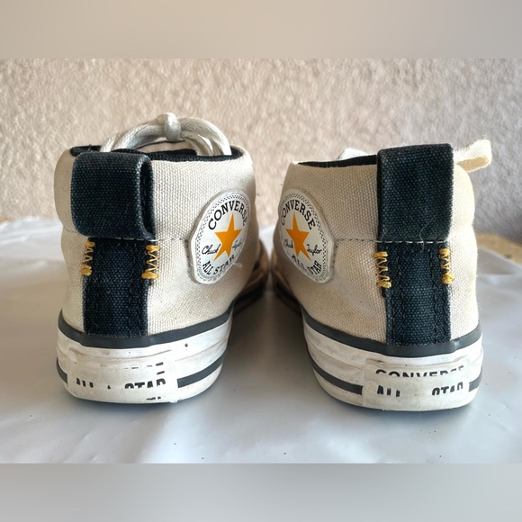 Converse Chuck Taylor All Star Natural Ivory Malden Street Shoes Youth Size 12 - Picture 5 of 8